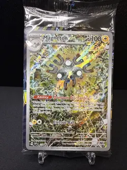 Pokemon TCG Magneton SVP 159 Promo Card Surging Sparks (Sealed) - Image 1