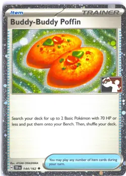 Buddy-Buddy Poffin Uncommon Prize Pack Series Cards 144/162 NM - Image 1