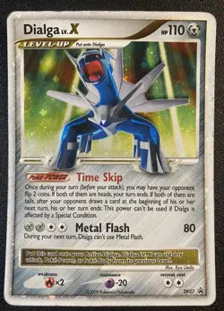 Dialga Lv.X DP37 Black Star Promo Played Pokemon Card - Diamond & Pearl - Image 1
