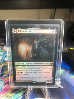 NM Foil Eddie Brock, MTG, Marvel's Spider-Man, Magic the Gathering, 55 - Image 1