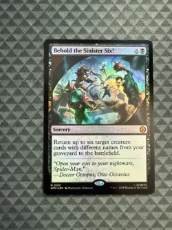 MTG Behold the Sinister Six! #0051 Foil Mythic Marvel’s Spider-Man (SPM) - Image 1