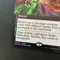 Behold The Sinister Six! Promo Foil Spider Man MTG - Image 2