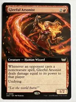Gleeful Arsonist - Borderless - Duskmourn - MTG - Magic the Gathering - Image 1