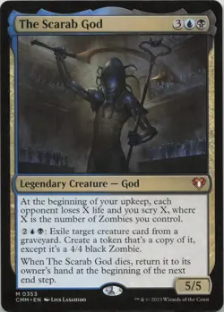 The Scarab God M Commander Masters 353 NM MTG - Image 1