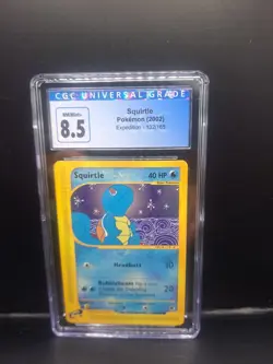 2002 Pokemon Expedition 132/165 Squirtle CGC 8.5 - Image 1