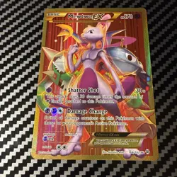 Mewtwo EX 164/162 Pokemon XY Breakthrough Secret Rare Full Art HP - Image 1