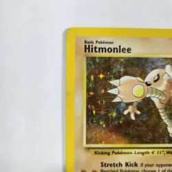 Hitmonlee #7/62 - Holo - Rare - Pokemon TCG - Fossil - HP - Image 3