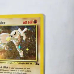 Hitmonlee #7/62 - Holo - Rare - Pokemon TCG - Fossil - HP - Image 4