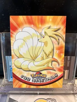 1999 Topps Pokemon Blue Logo Ninetails #38 - Image 1