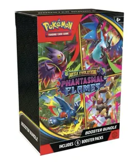 PRESALE Pokemon Mega Evolution Phantasmal Flames Booster Bundle Sealed 11/14 - Image 1