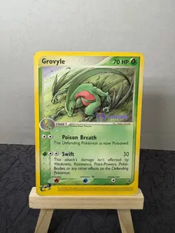 Grovyle 004 Winner Stamped Black Star Promo Heavily Played- Pokemon 2003 - Image 1