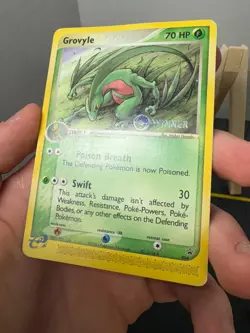 Grovyle 004 Winner Stamped Black Star Promo Heavily Played- Pokemon 2003 - Image 3