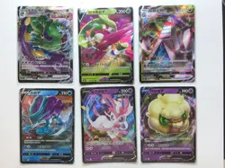 TCG Pokemon S-chinese 6PCS Eevee, Suicune, Windsprite, Tornado, AlphaTaurus - Image 1
