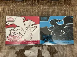 Pokemon Centre Black Bolt and White Flare Elite Trainer Box ETB Bundle (BOTH)🚀 - Image 1