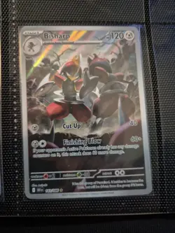 Bisharp 143/086 Black Bolt Pokemon TCG Pack Fresh Illustration Rare - Image 1