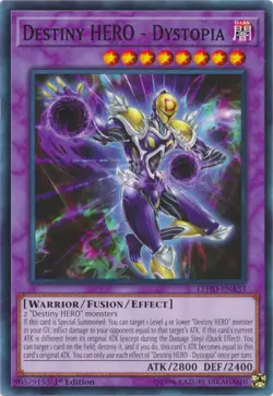 1x (NM) Destiny HERO - Dystopia - LEHD-ENA33 - Common - 1st Edition YuGiOh - Image 1