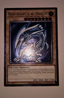 Blue-Eyes White Dragon Ultimate Rare OP28 Yu-Gi-Oh German - Image 1