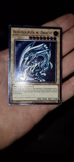 Blue-Eyes White Dragon Ultimate Rare OP28 Yu-Gi-Oh German - Image 5