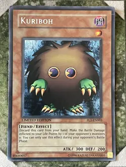 Yugioh KURIBOH Secret Rare FL1-EN003 - Image 1