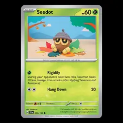 Seedot 003/162 - Temporal Forces Pokemon Card - Image 1