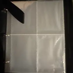 4 Pocket Pokemon Binder Card Album Holder Page Folder Trading Card Book Fits 520 - Image 2