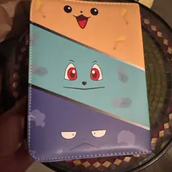 4 Pocket Pokemon Binder Card Album Holder Page Folder Trading Card Book Fits 520 - Image 3