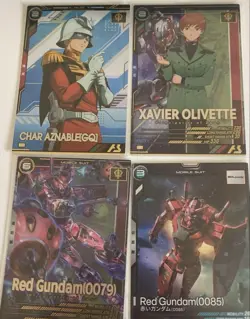 Gundam Arsenal Base Exzabe Char Red Gundam Trading Card - Image 1