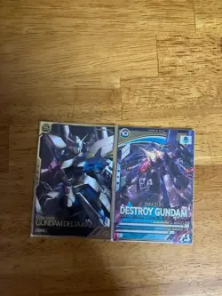 Gundam Card Game Destroy Gundam with Delta Kai Bonus Trading - Image 1