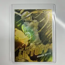 MLB Mookie Betts Trading Card Special Edition Dodgers 109 mph Exit - Image 1