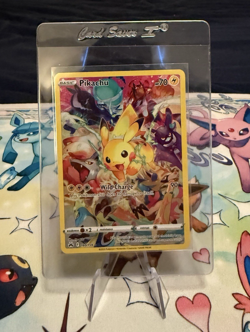Pokemon Pikachu TCG Full Art Secret Rare Holo Card 160/159 Crown Zenith - Image 1