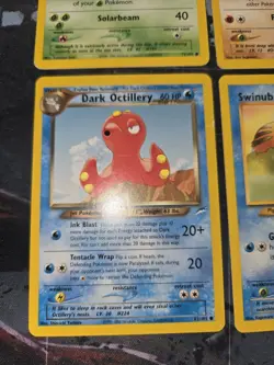 Neo Destiny 4 Card Lot Sunflora, Larvitar, Octillery, Swinub Pokemon - Image 5
