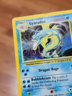 PL! Gyarados 6/102 Base Set Unlimited Holo Rare Pokemon Card WOTC - Image 3