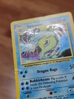 PL! Gyarados 6/102 Base Set Unlimited Holo Rare Pokemon Card WOTC - Image 4