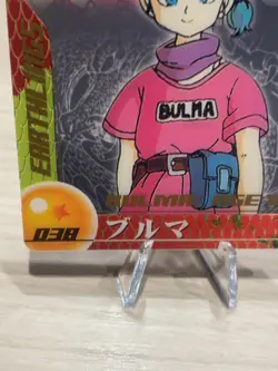 Bulma 038 Dragon Ball Wafers Card Game TCG Japanese Japan MORINAGA Anime - Image 2