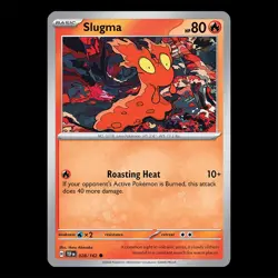 Slugma 028/162 - Temporal Forces Pokemon Card - Image 1