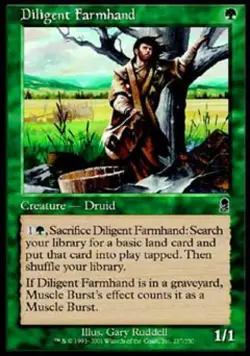 Diligent Farmhand - Light Play MTG Odyssey - Image 1