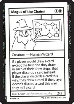 MTG - Magus of the Chains - Play Test - Mystery Booster 2 - Magic the Gathering - Image 1