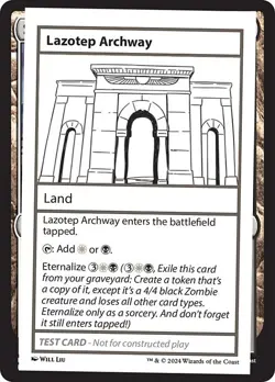 MTG - Lazotep Archway - Play Test - Mystery Booster 2 - Magic the Gathering - Image 1