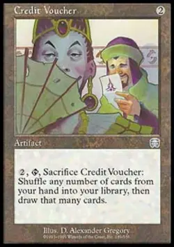 Credit Voucher - Light Play MTG Mercadian Masques - Image 1