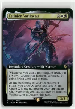 Estinien Varlineau Extended Art FOIL - Commander FINAL FANTASY MTG NM - Image 1