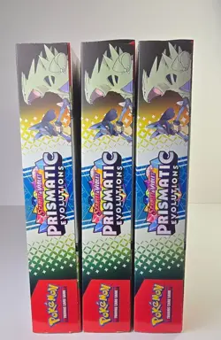 Pokemon TCG Prismatic Evolutions Lucario Ex + Tyranitar Ex Premium Collection - Image 4