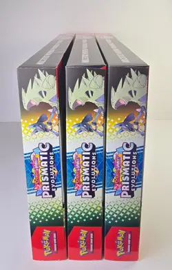 Pokemon TCG Prismatic Evolutions Lucario Ex + Tyranitar Ex Premium Collection - Image 5