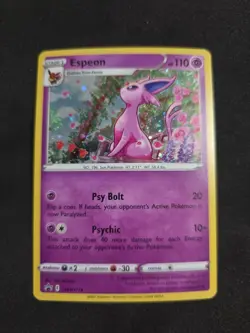 Pokemon TCG Espeon SWSH174 Sword & Shield Promo Cards Holo - Image 1