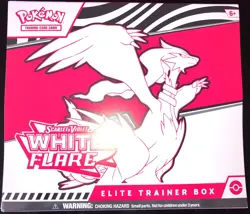 Pokemon TCG Scarlet Violet WHITE FLARE Elite Trainer Box FACTORY SEALED ETB NEW - Image 1