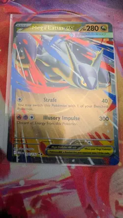 Mega Latias ex 100/132 Pokemon Mega Evolution Holo Double Rare TCG MEG - Image 1