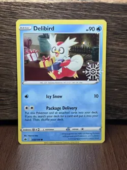 Pokemon TCG - Delibird 046/183- Holiday Calendar - Stamped Cosmos Holo - Image 1