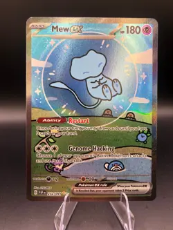 🔥 Mew EX 232/091 Sir Bubble Mew Paldean Fates SV Pokemon Near Mint* Centered 🔥 - Image 1
