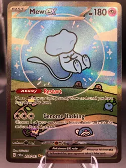 🔥 Mew EX 232/091 Sir Bubble Mew Paldean Fates SV Pokemon Near Mint* Centered 🔥 - Image 2