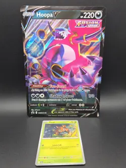Hoopa V SWSH176 Jumbo Cards Holo Pokemon TCG Oversized Card Near Mint - Image 1