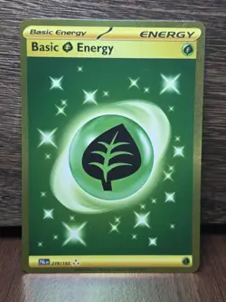 Basic Grass Energy 278/193 Sv02: Paldea Evolved Holo Pokemon TCG 2023 NM - Image 1